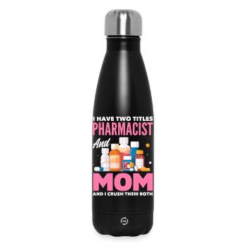 Pharmacist Pharmaceutical Technical - Insulated Water Bottle 500 ml - black - Front