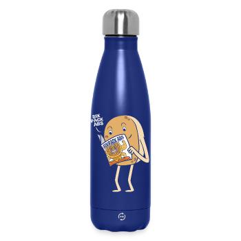 crêpe - Bouteille isotherme 500 ml - bleu foncé  - Devant