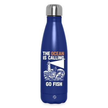 Pêche Mer Ocean Go Fish - Thermosflasche 500 ml - Dunkelblau  - Vorne
