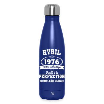 50th Anniversary - April 1976 Perfection - Insulated Water Bottle 500 ml - dark blue  - Front