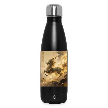Jade Dawn: Qilin – Heiliges Omen - Thermosflasche 500 ml - Schwarz - Vorne