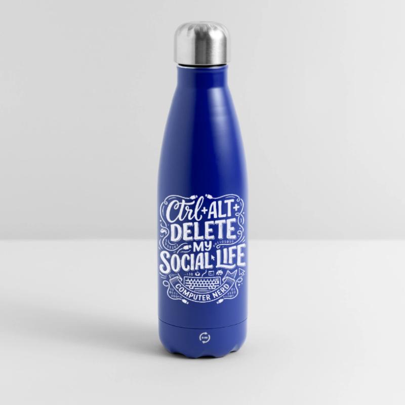 Ctrl+Alt+Delete – Computer Nerd Life Insulated Water Bottle 500 ml