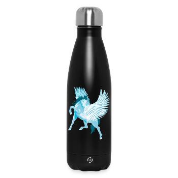 Pégase Cheval ailé de la mythologie grecque - Bouteille isotherme 500 ml - noir - Devant