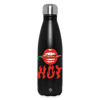 Manger du piment - Bouteille isotherme 500 ml - noir - Devant