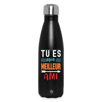 You're my best friend - Insulated Water Bottle 500 ml - black - Front
