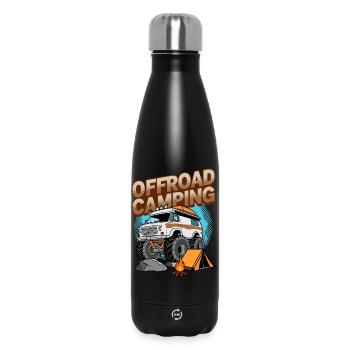 Camping tout-terrain - Bouteille isotherme 500 ml - noir - Devant