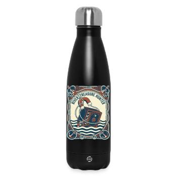  Magnetfischen Fluss Schatzsucher - Thermosflasche 500 ml - Schwarz - Vorne
