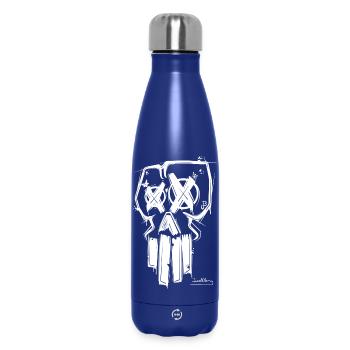 Jour du crâne - Bouteille isotherme 500 ml - bleu foncé  - Devant