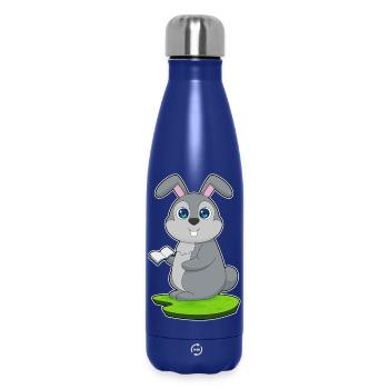 Bunny Book - Insulated Water Bottle 500 ml - dark blue  - Front