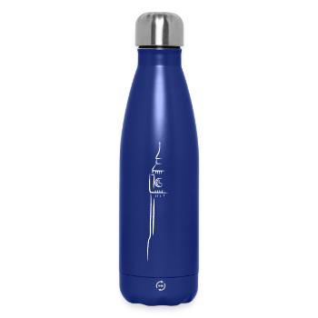 Big Ben London Elizabeth Tower - Insulated Water Bottle 500 ml - dark blue  - Front