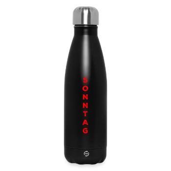 Sonntag - rot - Thermosflasche 500 ml - Schwarz - Vorne