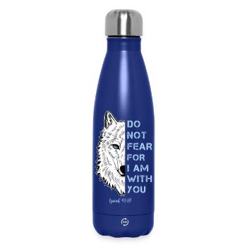 Citation religieuse - Bouteille isotherme 500 ml - bleu foncé  - Devant