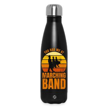 Marschkapellen Witz - Thermosflasche 500 ml - Schwarz - Vorne