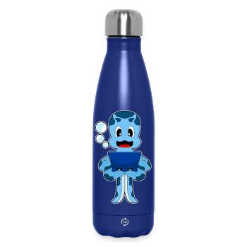 Octopus Laptop - Insulated Water Bottle 500 ml - dark blue  - Front