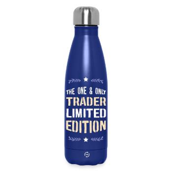 Le seul et unique commerçant en édition limitée - Bouteille isotherme 500 ml - bleu foncé  - Devant