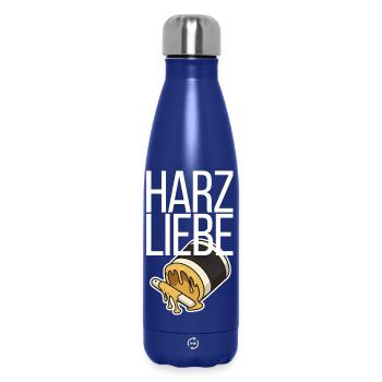 Harzliebe Handball Design - Thermosflasche 500 ml - Dunkelblau  - Vorne