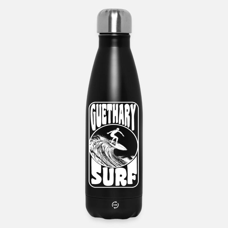 GUETARY - Thermosflasche 500 ml - Schwarz