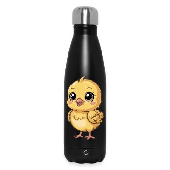 Küken süßes Küken Geschenk - Thermosflasche 500 ml - Schwarz - Vorne