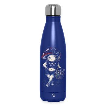 Pilzsammler - Thermosflasche 500 ml - Dunkelblau  - Vorne