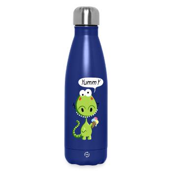 Yummy Drache - Thermosflasche 500 ml - Dunkelblau  - Vorne