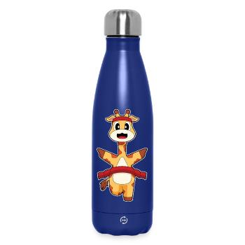 Girafe Jogger Jogging Sport - Bouteille isotherme 500 ml - bleu foncé  - Devant