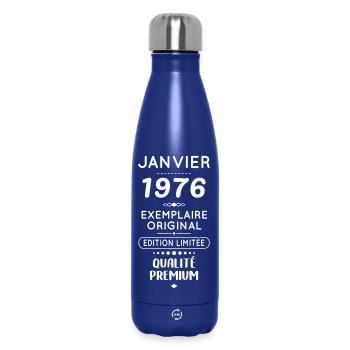 50th Anniversary - January 1976 Original - Insulated Water Bottle 500 ml - dark blue  - Front