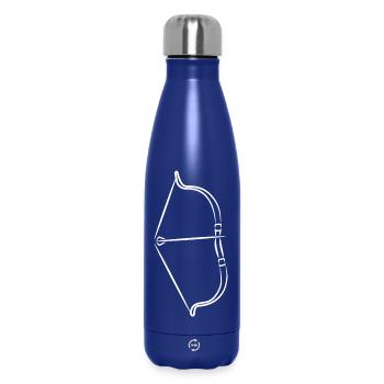 Pfeil und Bogen - Thermosflasche 500 ml - Dunkelblau  - Vorne