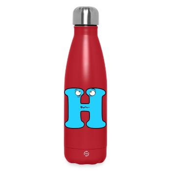 H - Bouteille isotherme 500 ml - rouge - Devant