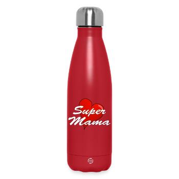 Super mom - Insulated Water Bottle 500 ml - red - Front