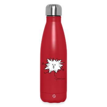 Woolly Beastie spiky - Bestiolus Spinosus - Insulated Water Bottle 500 ml - red - Front