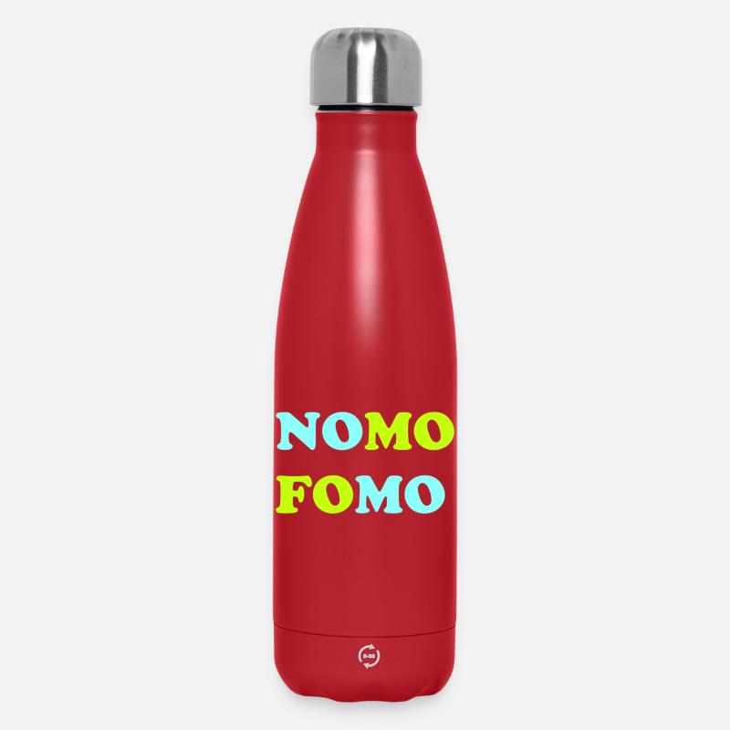 FOMO Peur de manquer quelque chose - Bouteille isotherme 500 ml - rouge