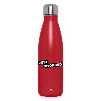 Just divorced - Insulated Water Bottle 500 ml - red - Front