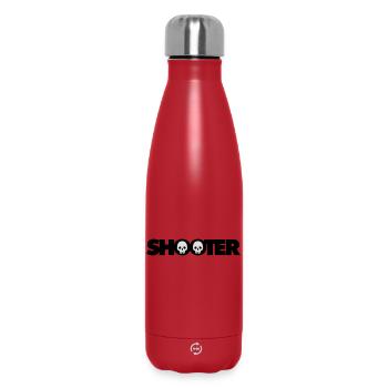Shooter | Schütze | Totenkopf | Skull - Bouteille isotherme 500 ml - rouge - Devant