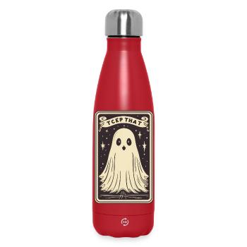 Carte de Tarot - Bouteille isotherme 500 ml - rouge - Devant