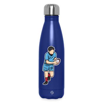 Boys Rugby - Insulated Water Bottle 500 ml - dark blue  - Front