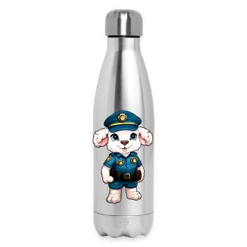 Police des moutons - Bouteille isotherme 500 ml - argent clair - Devant