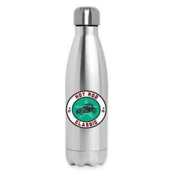Hot Rod Classic Oldtimer Auto Car US Car Geschenk - Thermosflasche 500 ml - Lightsilver - Vorne