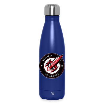 Klasse von 26 – Wir nehmen ab wie eine Rakete! (NEG Rot) - Thermosflasche 500 ml - Dunkelblau  - Vorne