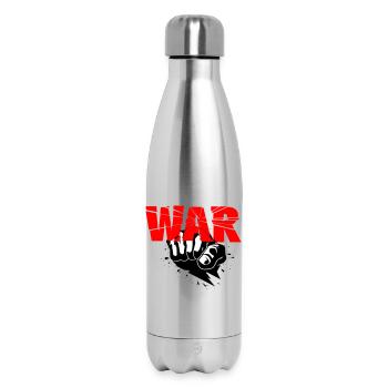 Kein Krieg - Thermosflasche 500 ml - Lightsilver - Vorne