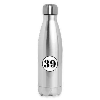 NUMÉRO 39 trente-neuf cadeau d'anniversaire - Bouteille isotherme 500 ml - argent clair - Devant