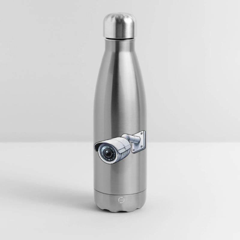 Security Camera Surveillance Camera Insulated Water Bottle 500 ml