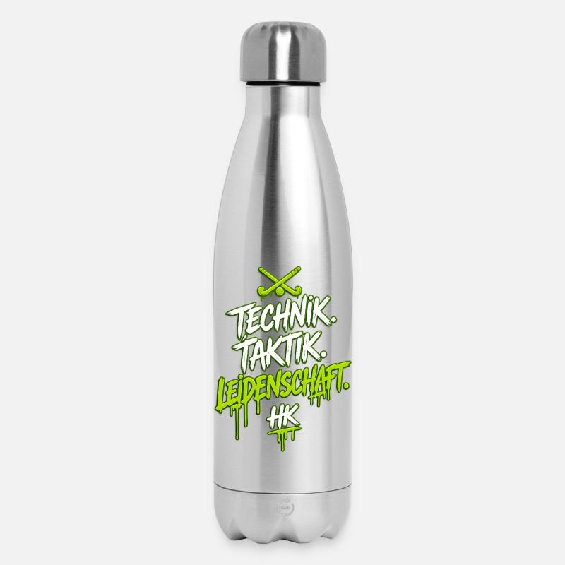 Technik. Taktik. Leidenschaft. - Thermosflasche 500 ml - Lightsilver