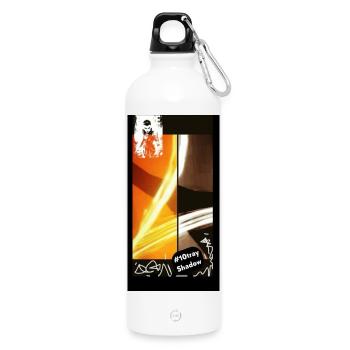 --_swag_orange_noir_blanc_grg_10tray_4_style_b - Gourde en inox avec mousqueton 750 ml - blanc - Devant