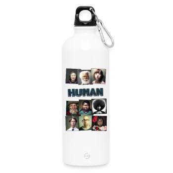 Super Normal 01 Human - Gourde en inox avec mousqueton 750 ml - blanc - Devant
