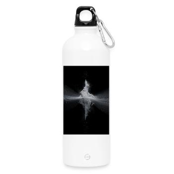 Quantum Pulse Echo - Water Bottle with carabiner 750 ml - white - Front