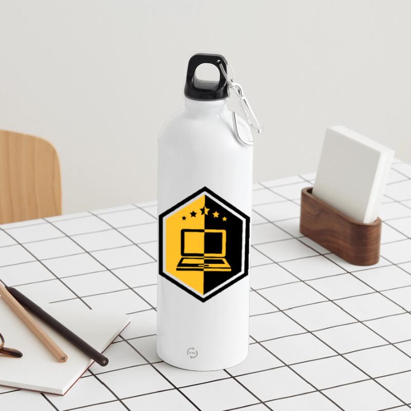 Computing / Informatik / Informatique Trinkflasche mit Karabiner 750 ml