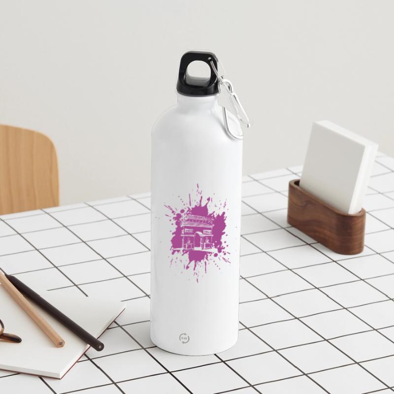 | de l’Arc de triomphe Arc de Triomphe Paris | Éclabousser Gourde en inox avec mousqueton 750 ml