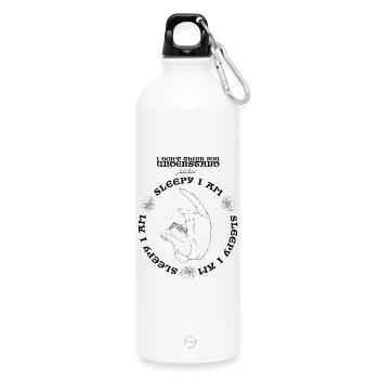 SOMNOLENT - Gourde en inox avec mousqueton 750 ml - blanc - Devant