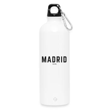 Madrid Spain - Trinkflasche mit Karabiner 750 ml - Weiß - Vorne