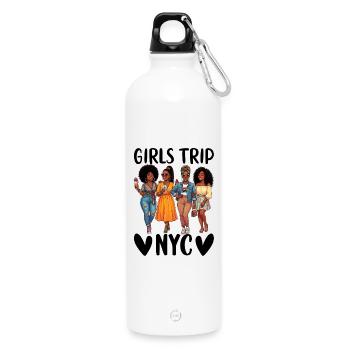 NYC Girls Trip - Trinkflasche mit Karabiner 750 ml - Weiß - Vorne